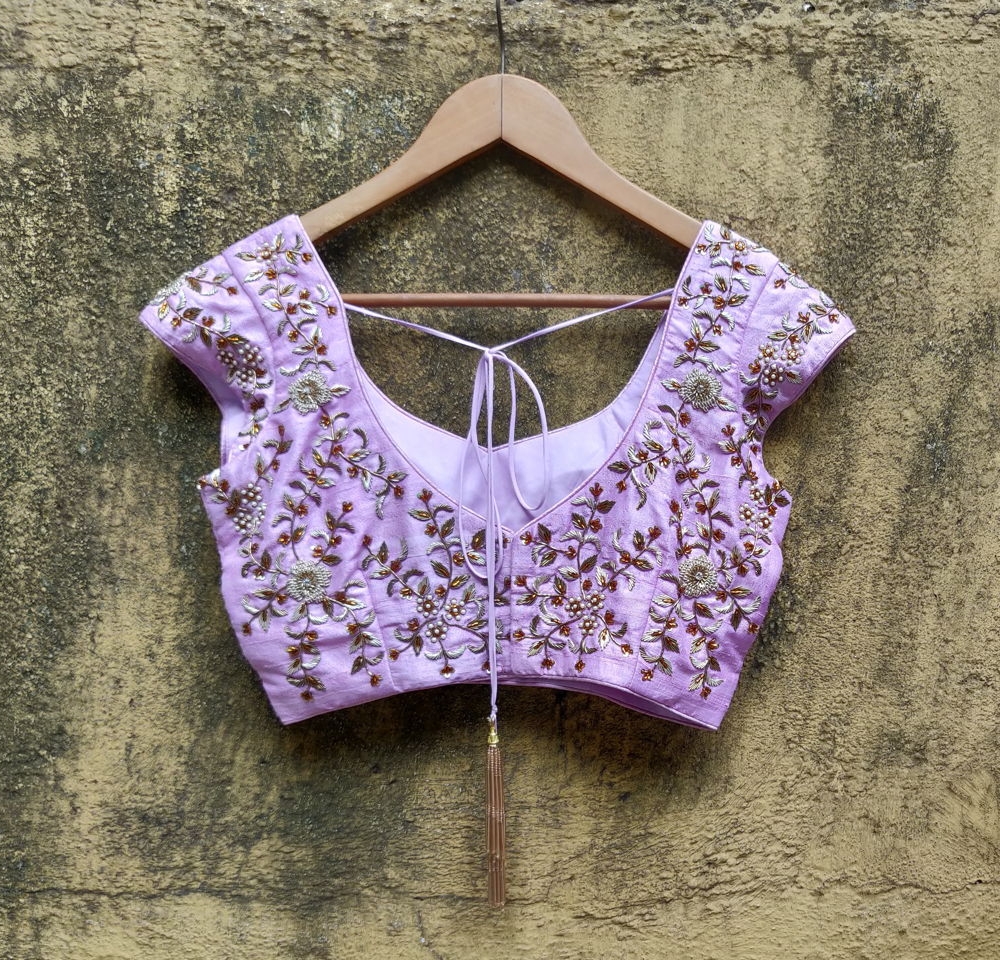 blouse lavender