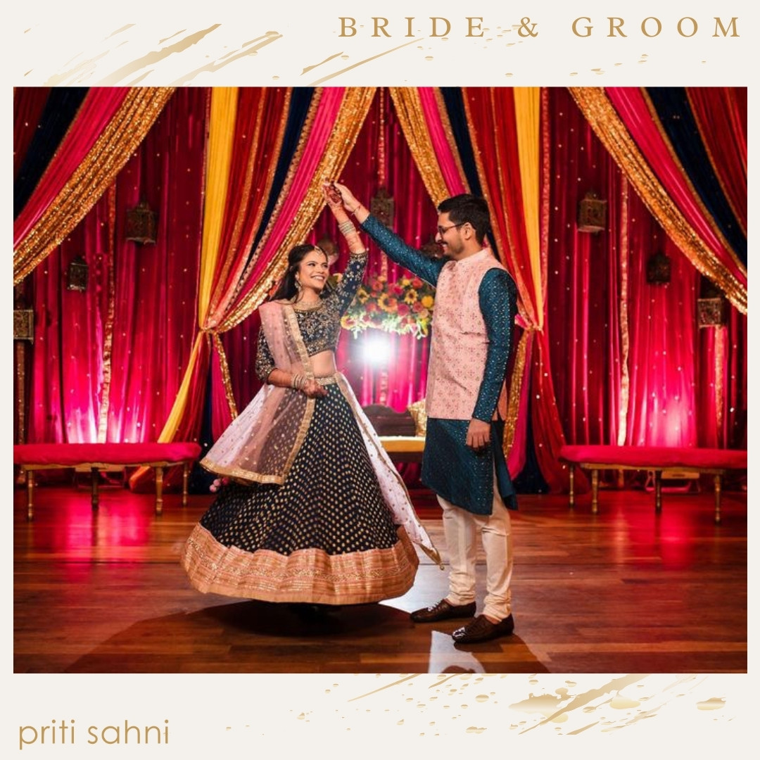 Priti Sahni Bride and Groom - 455